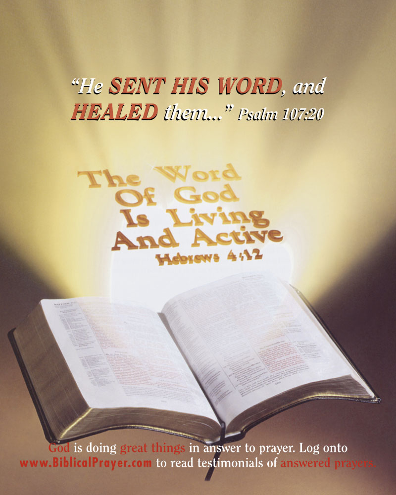 God's Word is living today.